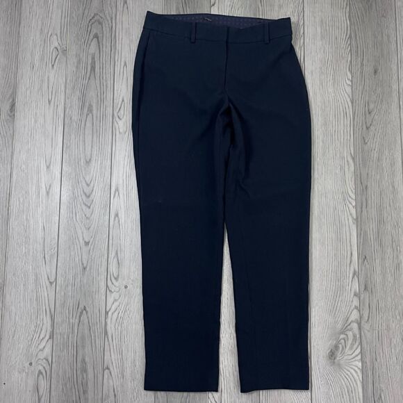 Talbots Hampshire Curvy Women Size 6 Black High Rise Straight Leg Pants Trouser - Picture 5 of 10